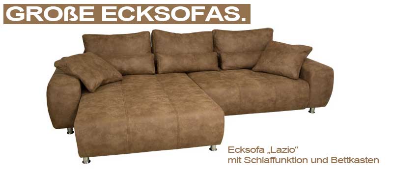Wohnlandschaften günstig im Sofadepot -Sortiment.