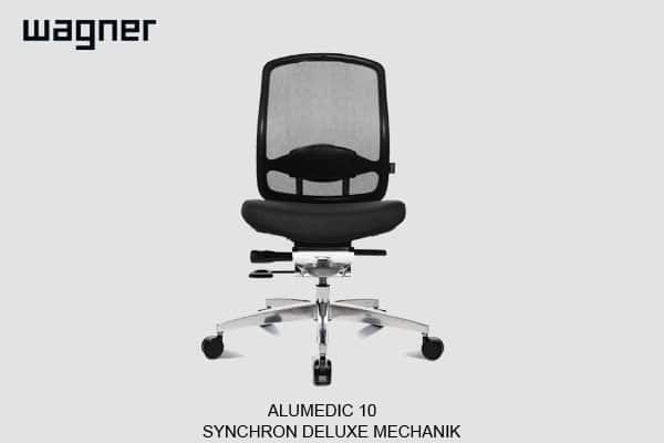 Home Office Drehstuhl der mit 3D Sitzgelenk und Synchronmechanik bewegtes Sitzen erlaubt.