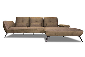 Designer Sofa mit Sitztiefenverstellung
