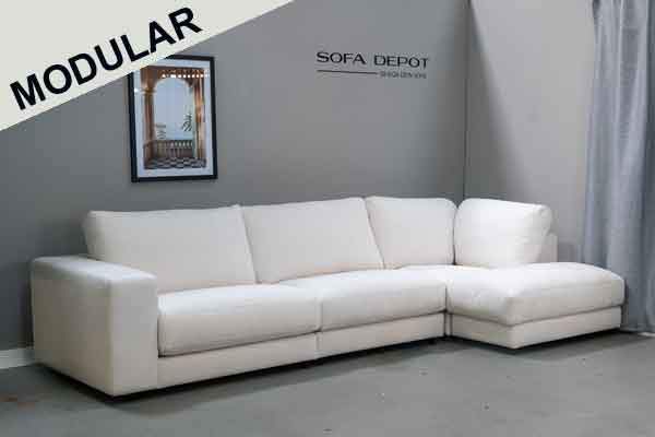 Kleines Lounge Ecksofa.