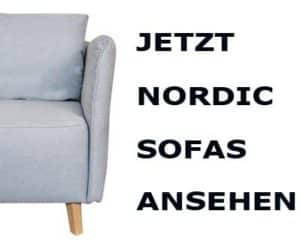 Skandinavische Sofas.