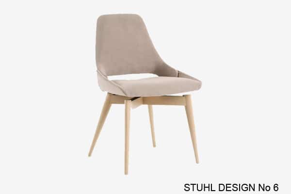 Nordischer Stuhl beige, modernes Design
