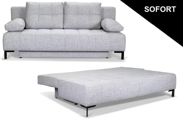 Sofort lieferbare Schlafcouch.