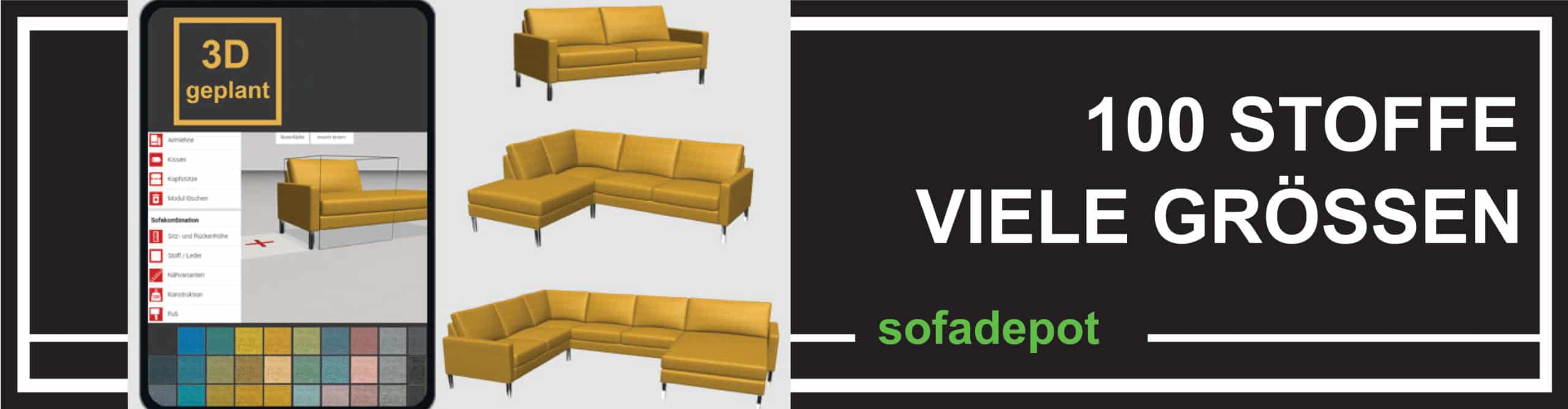 Sofa 3D Konfigurator.