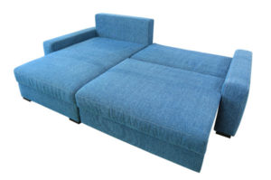 Ecksofa mit Bettfunktion.