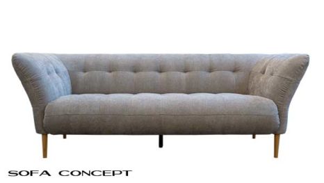 Zweisitzer Sofa im skandinavischen Stil.